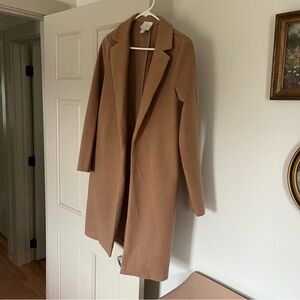 Joie Peacoat Jacket Coat Tan Size Small